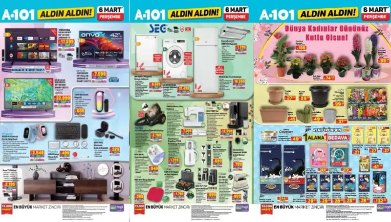A101'de 6 Mart Aktüel Ürünler: Elektrikli Süpürge ve Daha Fazlası
