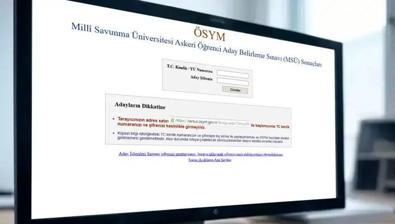 2025 MSÜ Sınav Sonuçları: ÖSYM AİS Ekranı Açıklandı mı?