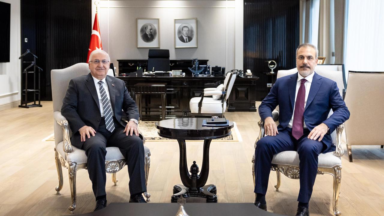 Bakan Güler ve Bakan Fidan görüşme yaptı