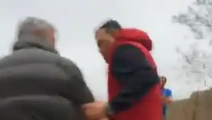 Sisler İçinde Tehlike Anı: Jandarma Sireni Hayat Kurtardı!