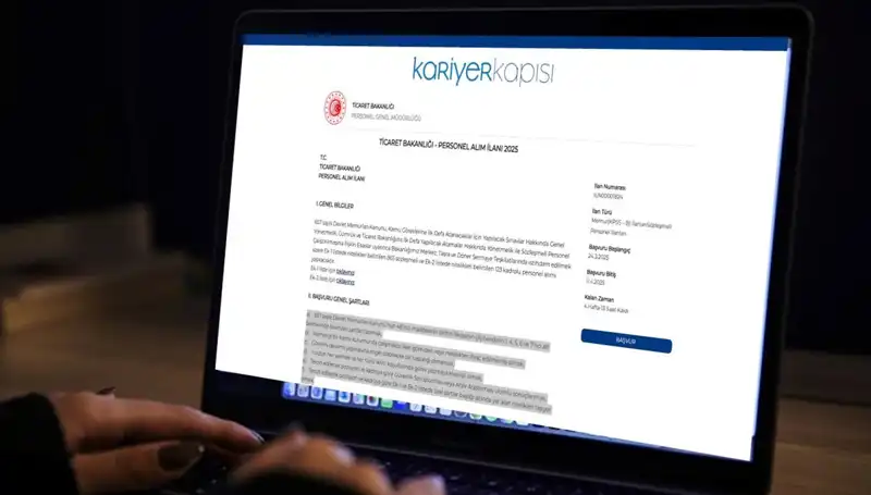 Ticaret Bakanlığı 2025 Yılına Özel 988 Personel Alımı İlanı Duyuruldu