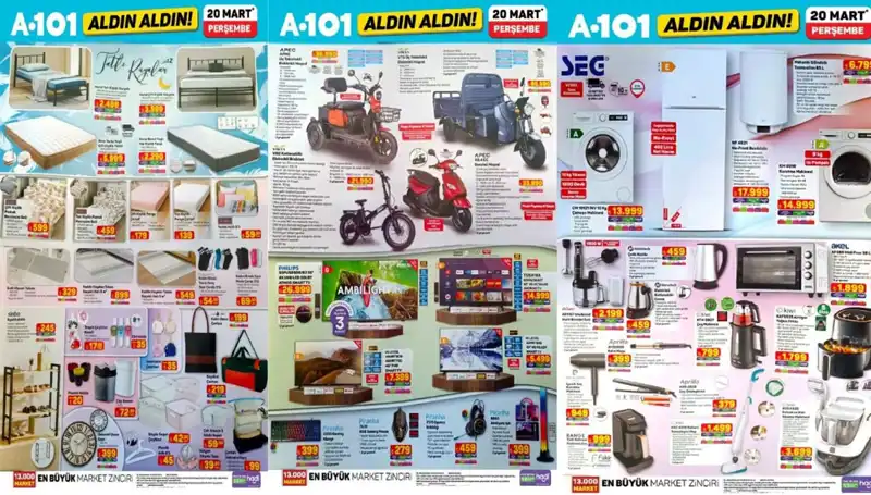 A101 Aktüel Kataloğu 20 Mart 2023: Yeni Ürünler ve Fırsatlar Keşfedin!