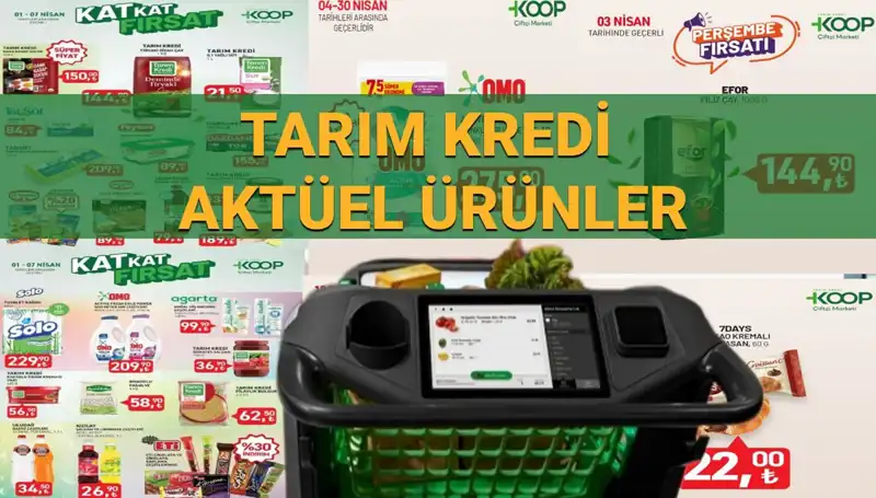 Tarım Kredi Kooperatifi Marketleri Nisan İndirimleri: Temel Gıda Ürünlerinde Şok Fırsatlar