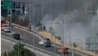 Anadolu Otoyolu'ndaki Yangın: Sigara İzmariti Korkutucu Anlar Yaşattı