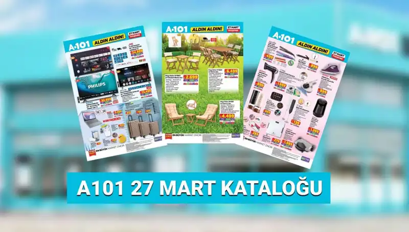 A101 Aktüel Kataloğu 27 Mart'ta Neler Sunuyor? Büyük İndirimler Sizi Bekliyor!