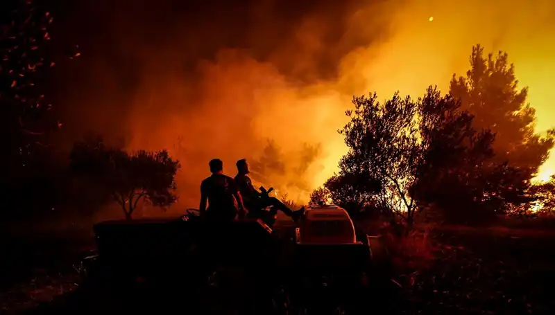 Çanakkale'de Orman Yangını Korkutucu Bir Şekilde Büyüdü: 785 Kişi Tahliye Edildi