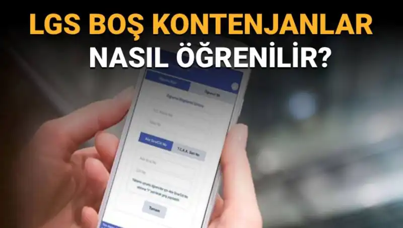 LGS Boş Kontenjanlar ve Taban Puanlar Nasıl Öğrenilir? İşte Detaylı Kılavuz!