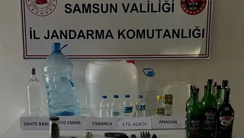 Samsun’da Şok Döviz Operasyonu: Litrelerce Sahte İçki Ele Geçirildi!